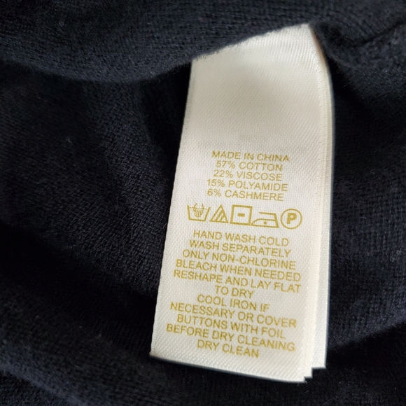 Kate Spade Cardigan Sweater Embellished Jeweled Beaded Collar Black Women’s M - Picture 10 of 15